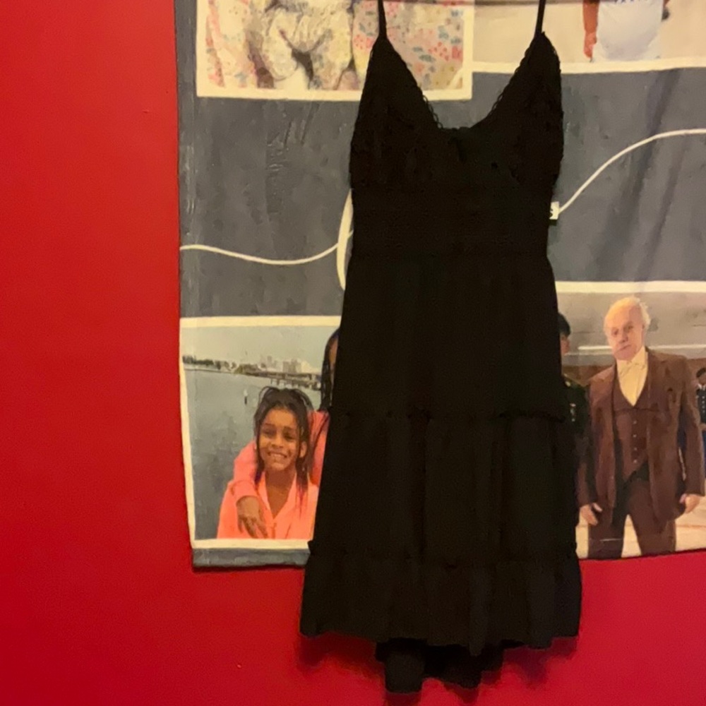 Ecowish black mini dress